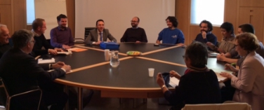 Nuova cultura dell'abitare: i rappresentanti delle Consulte giovani dei tre gruppi linguistici a confronto con l'assessore Tommasini ed i tecnici (Foto: USP/I.Piccinotti)