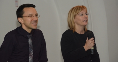 L'assessore provinciale Christian Tommasini e la collega trentina Sara Ferrari, hanno ufficialmente avviato i lavori della Piattaforma delle Resistenze (Foto: USP/M.Diquirico)