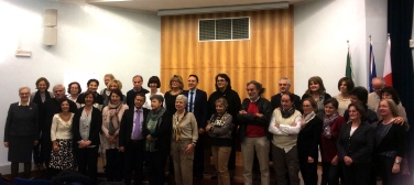 Foto di gruppo al termine della cerimonia