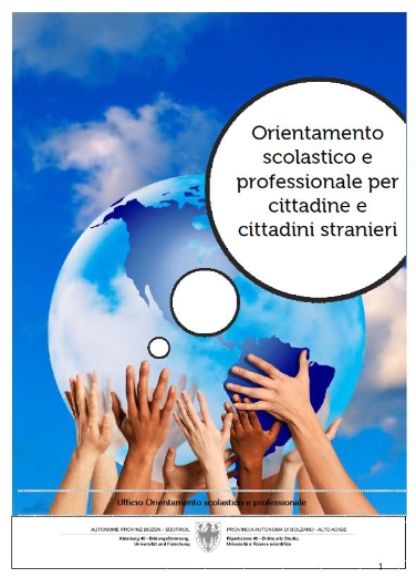 La copertina dell'opuscolo rivolto ai cittadini stranieri