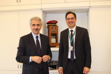 Il presidente Kompatscher con l'ad di Rete Ferroviaria Italiana, Maurizio Gentile