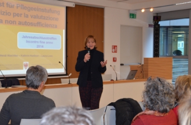 L'assessora Stocker nel corso dell'incontro