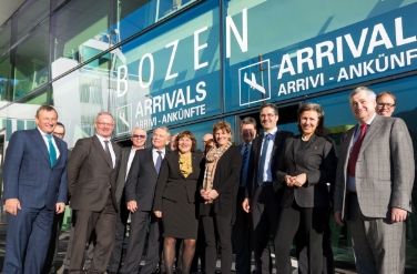 Cooperazione Bolzano-Innsbruck? Politici e vertici degli scali ieri a colloquio (Foto: USP/ohn)