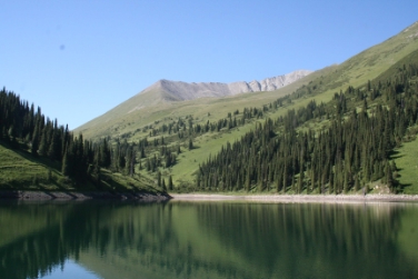 Un paesaggio del Kazakistan