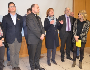 L'assessora Martha Stocker nel corso del suo intervento alla presentazione dell'iniziativa "Io rinuncio"