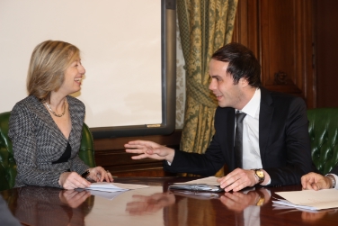 L'ssessore Philipp Achammer a colloquio con la Ministra Stefania Giannini