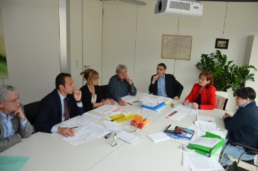 Prima seduta della commissione paritetica Provincia-CONI (Foto USP/mp)
