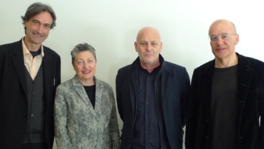 Il nuovo comitato: da sinistra Sergio Pascolo, Sonja Gasparin, Armando Ruinelli, Adriano Oggiano