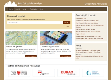 Online sulla Rete Civica il nuovo geoportale dell'Alto Adige