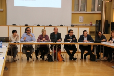 Il presidente Kompatscher e l'assessore Achammer hanno partecipato ai lavori della Rete prevenzione della violenza (Foto USP/me)