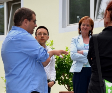 Andrea Tremolada dell'Associazione Volontarius ha fornito informazioni sulla gestione della struttura dell'ex Caserma Gorio