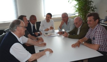 L'assessore Tommasini con la delegazione di Rete economia guidata da Heini Grandi di Legacoop
