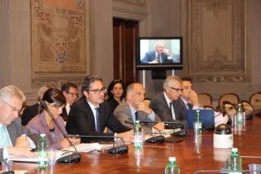 Il presidente Arno Kompatscher a Roma durante l'incontro sulle autonomie
