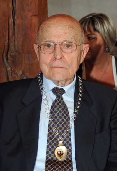Grande Ordine di merito: Ludwig Steiner con l'onorificenza della Provincia consegnatagli nel 2008
