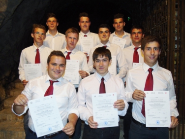Per la prima volta alla Scuola professionale per la frutti- e viticoltura Laimburg 10 allievi hanno sostenuto l'esame di Stato (Foto: USP/SP Laimburg)