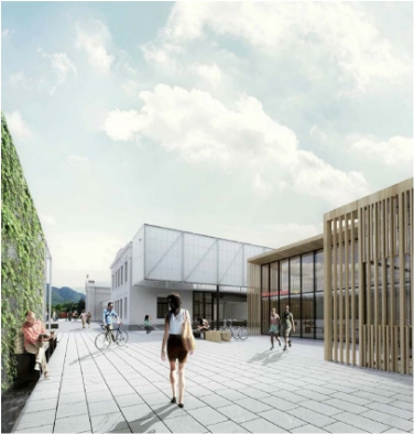 Il progetto del nuovo centro mobilità a Merano