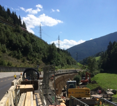 SS12 Brennero: avviati lavori per risanare muri di sostegno a Colle Isarco (Foto: USP/Uff.TecnicoStradeNord-Est)