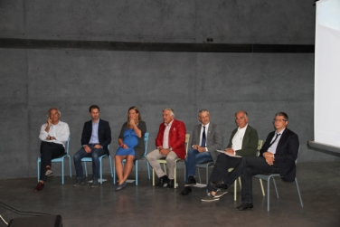 In occasione dell'inaugurazione si è tenuto un "Dialogo fra committente e progettista" (Foto: USP/P.Bellenzier)