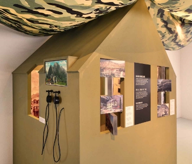 Un'installazione della mostra