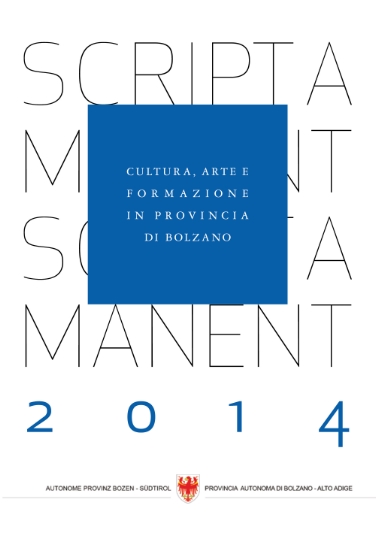 La copertina di "Scripta Manent 2014"