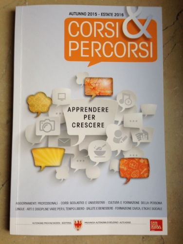 Pubblicato "Corsi&Percorsi" autunno 2015-estate 2016