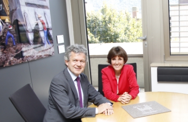 Il console generale Wolfgang Spadinger ha incontrato l'assessora Waltraud Deeg (Foto USP/kl)