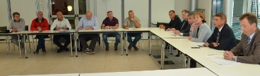 I partecipanti all'incontro di oggi sulla Solland Silincon all'Assessorato al lavoro