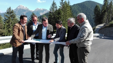 Con l'esecuzione del terzo lotto di Rina si completa la sistemazione dell'intera strada provinciale 128 (FOTO:USP/F.Oliver)