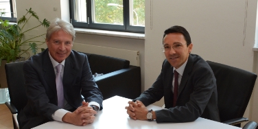 L'assessore Tommasini con l'ambasciatore Pollitzer