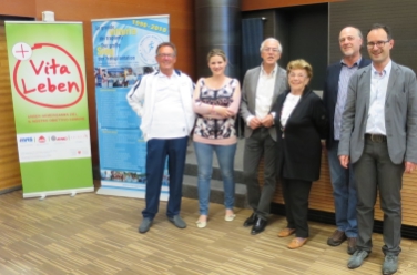 Un'immagine della presentazione della campagna "Dona vita"
