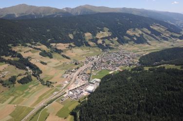 L'abitato di San Candido visto dall'alto