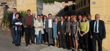 Esperti della rete Syneva del progetto Comenius a confronto a Castel Rechtenthal a Termeno (Foto: USP/Sieglinde Mayr)
