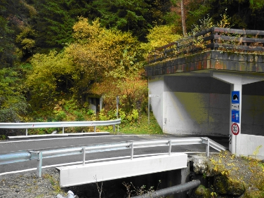 Uno dei tre nuovi ponti sulla provinciale Rina-Antermoia in Val Badia (Foto: USP/Rip. Infrastrutture)
