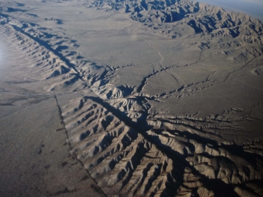 Un'immagine della faglia di S. Andrea in California