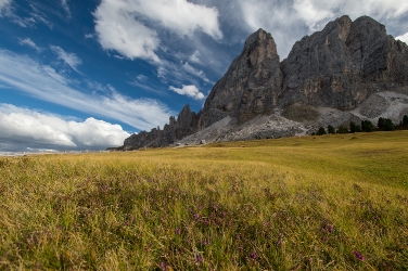 Il Gruppo delle Odle ritratto in una delle immagini scattate dai partecipanti agli workshop fotografici sui Parchi naturali