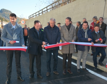 Cerimonia di apertura al traffico della circonvallazione di Vandoies di Sopra