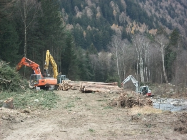 Le misure di compensazione per il BBT fra Fortezza e Vipiteno finanziano i lavori (Foto Ripartizione opere idrauliche)