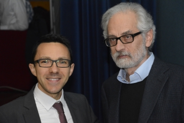 L'assessore Christian Tommasini con il dirigente scolastico, Calogero Arcieri