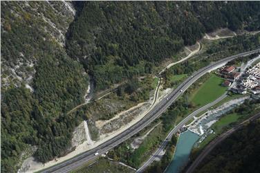 Opere Idrauliche: conclusi lavori di messa in sicurezza dell’A22 tra l’uscita del tunnel autostradale a nord di Fortezza e il rio Bianco (Foto: USP/Rip.Opere Idrauliche)