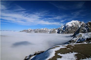 Una suggestiva immagine del Parco nazionale dello Stelvio