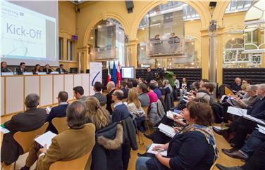 Inaugurato a Palazzo Widmann il nuovo programma Interreg Italia-Austria fino al 2020 (Foto USP/ohn)