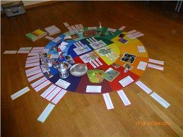 Alcuni dei lavori di fine corso delle partecipanti (FOTO: Eugen Troi)