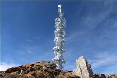 Inaugurata la torre sull'Alpe Guazza (Foto USP/rm)