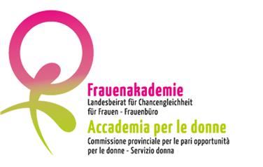 Il logo per le iniziative dell'Accademia delle Donne