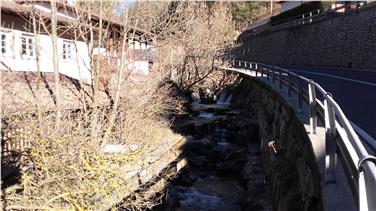 Prosegue la sistemazione del fiume Isarco nel tratto a Colle Isarco (Foto:USP/Agenzia Protezione Civile- Uff. Sist. Bacini Montani Nord)
