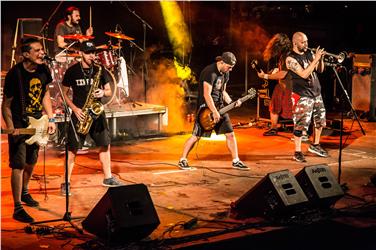 Il gruppo musicale dei "Talco" ospite alla serata finale del contest musicale dell'Euregio Uploadsounds (Foto: uploadsounds)