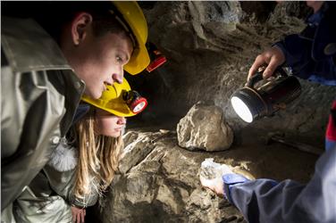 Mondo delle Miniere Ridanna Monteneve. varie iniziative per i bambini per scoprire l'attività dei minatori (Foto: Alexander Filz)