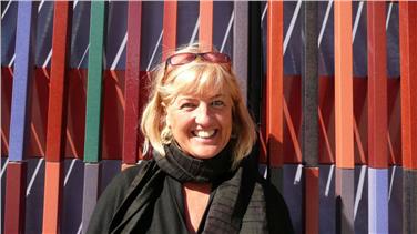 Monica Lieschke, ricercatrice del Jane Goodall Institut di Monaco di Baviera (Foto: Resistenze)
