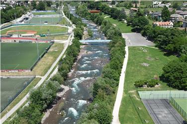 Conclusi i lavori sul fiume Talvera a Bolzano, resta necessaria la massima prudenza per le piene improvvise (Foto Agenzia protezione civile)
