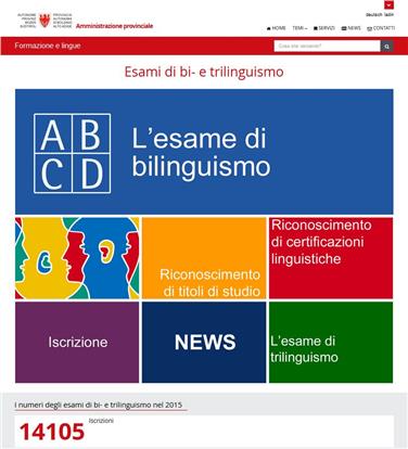 Semplice e compatto: il nuovo sito web dedicato al bilinguismo da oggi online